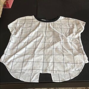 Trouve White Dolman Sleeve Boxy Blouse